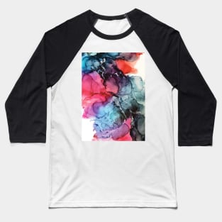 Darkness to Light - Mixed Media Painting Baseball T-Shirt